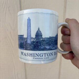 Starbucks 2008 Washington D.C Coffee Mug Architecture Series 18oz Collectible